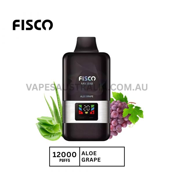 fisco mix bar 12000 puffs aloe grape fisco mix bar 12000 puffs aloe grape
