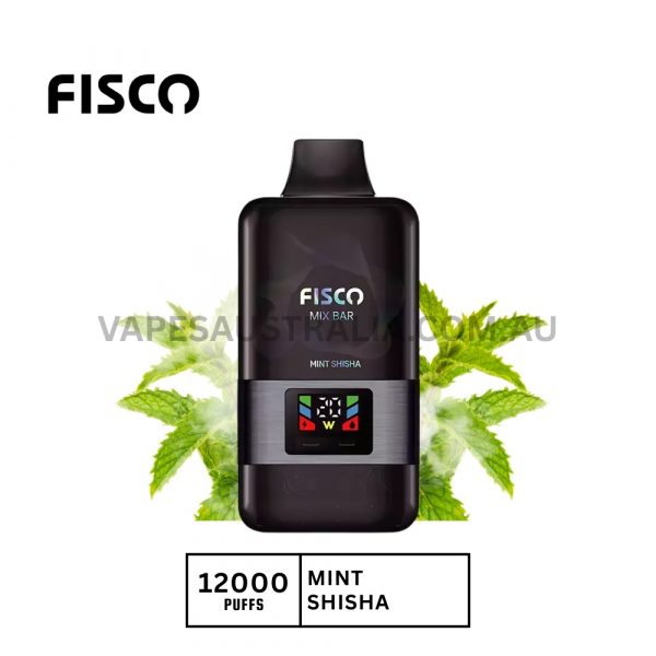 fisco mix bar 12000 puffs mint shisha fisco mix bar 12000 puffs mint shisha
