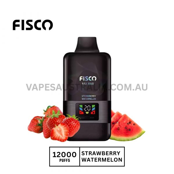 fisco mix bar 12000 puffs strawberry watermelon fisco mix bar 12000 puffs strawberry watermelon