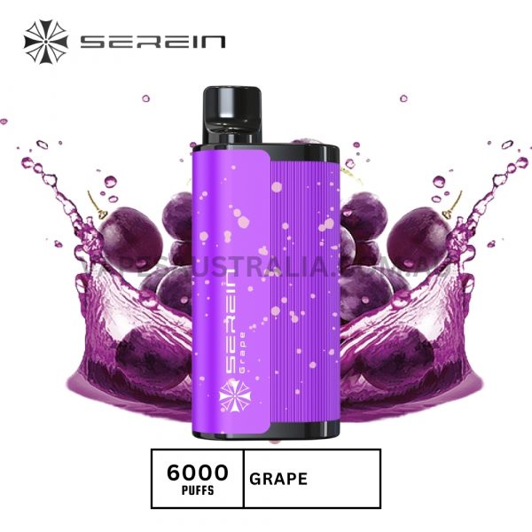 serein hunter 6000 puffs grape serein hunter 6000 puffs grape