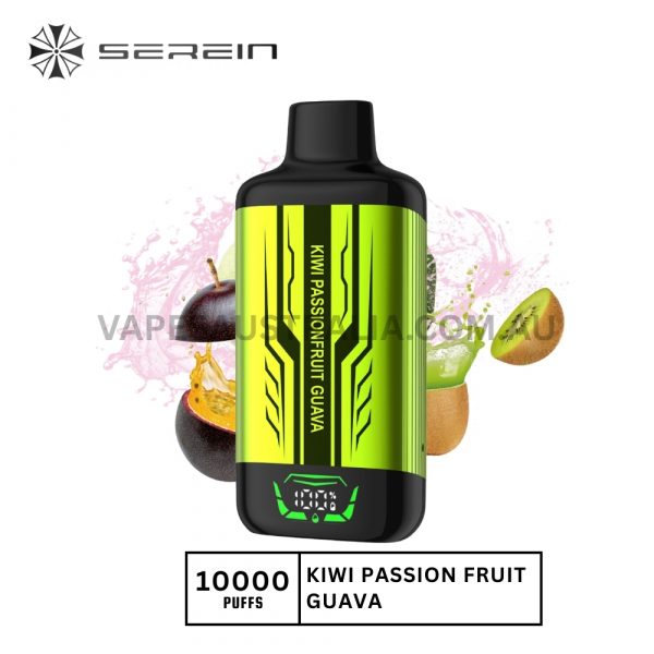 serein mechpro 10000 puffs kiwi passion fruit guava serein mechpro 10000 puffs kiwi passion fruit guava
