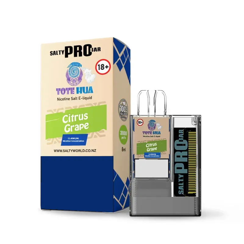 citrus grape salty pro bar disposable vape citrus grape salty pro bar disposable vape