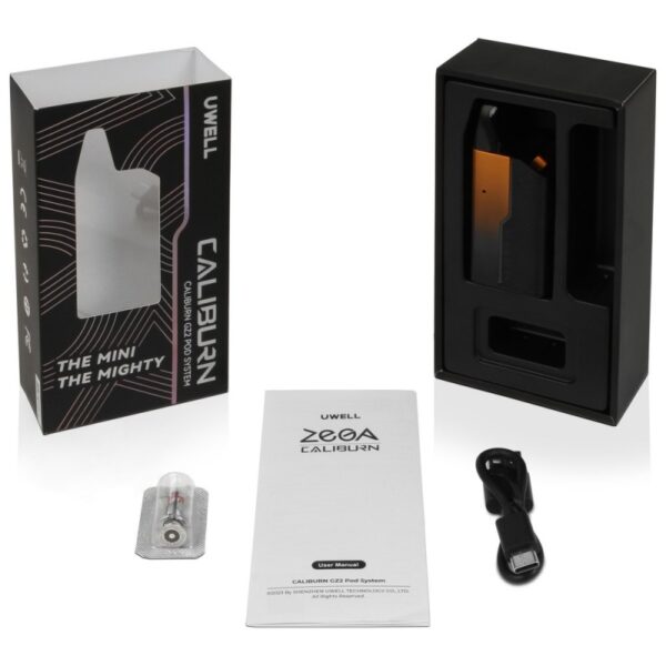 uwell caliburn gz2 pod kit 850mah 17w