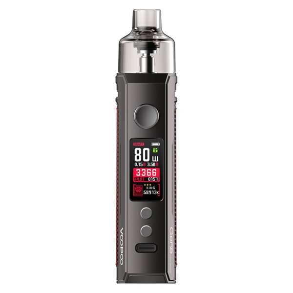 voopoo drag x pod mod kit 80w external 18650 battery