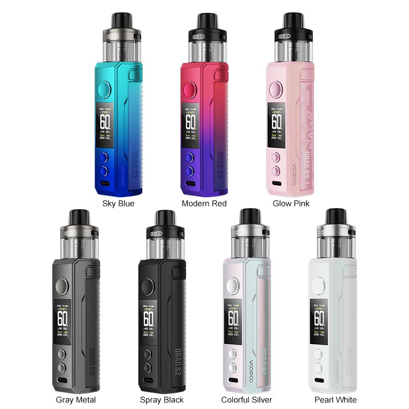 voopoo drag s2 pod kit 2500mah 60w