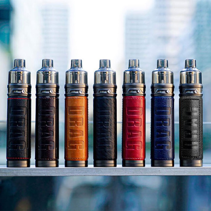 voopoo drag x pod mod kit 80w external 18650 battery