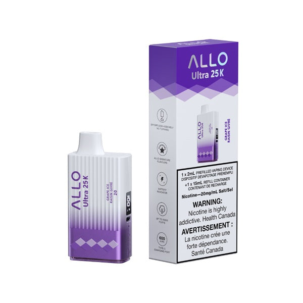 allo ultra 25k grape ice