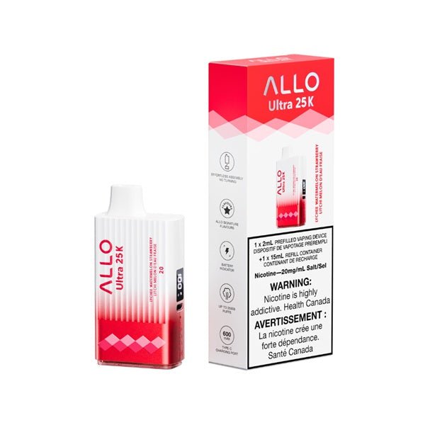 allo ultra 25k lychee watermelon strawberry