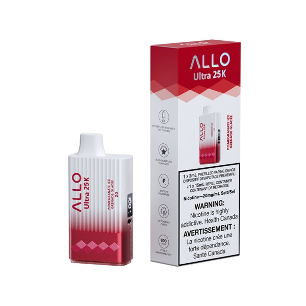 allo ultra 25k pomegranate ice