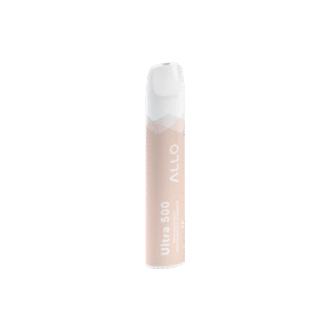 allo ultra 500 2ml disposable white peach razz