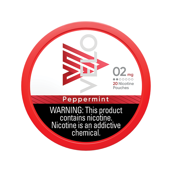 velo peppermint 2mg pouches